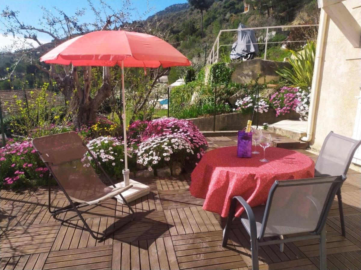 Studio Le Romantique A 20 Kms De Nice Bendejun Exterior photo