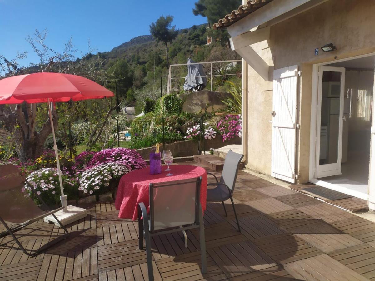 Studio Le Romantique A 20 Kms De Nice Bendejun Exterior photo