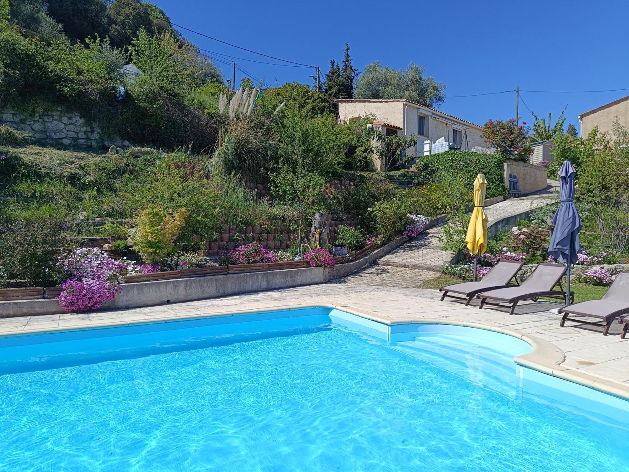 Studio Le Romantique A 20 Kms De Nice Bendejun Exterior photo
